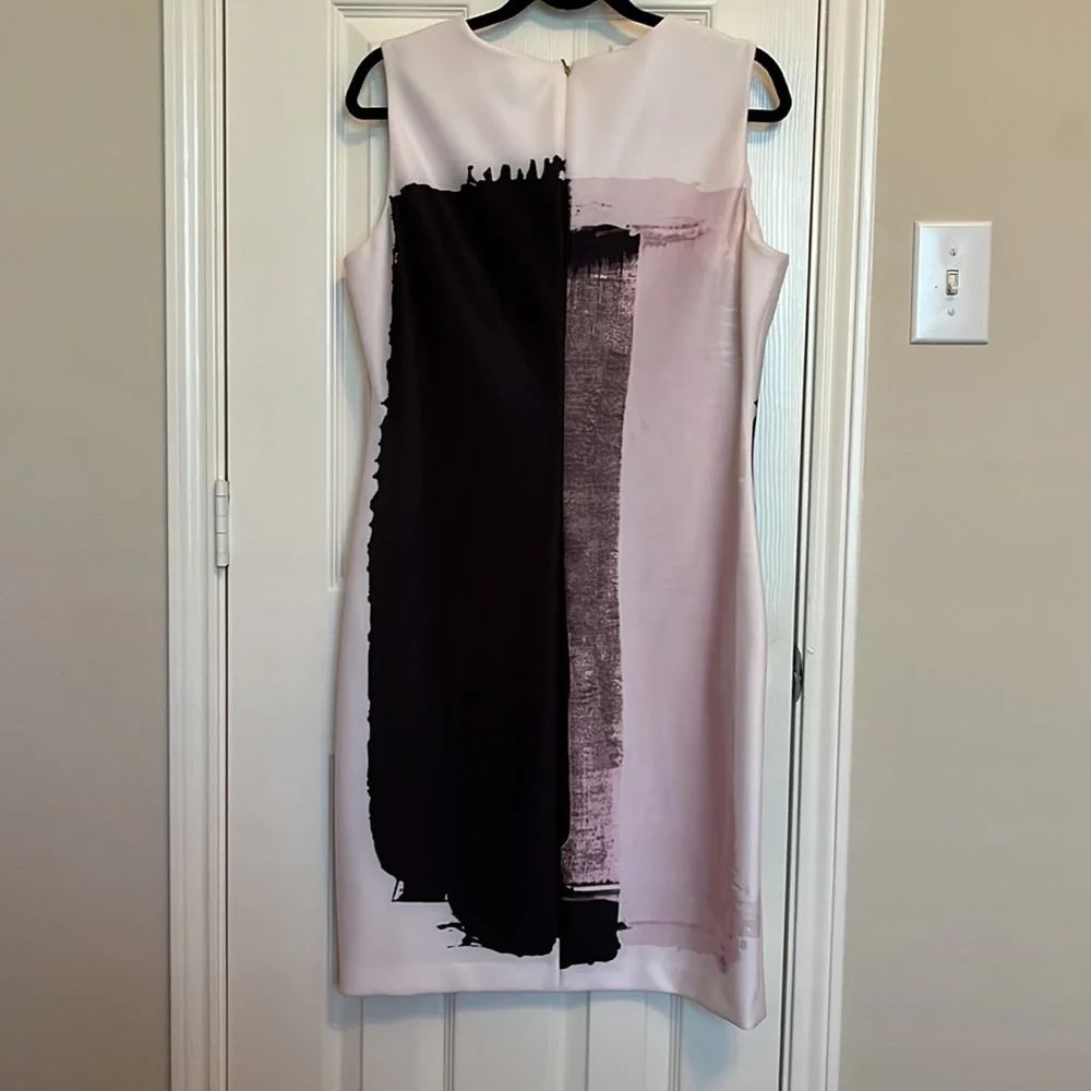 NWT DKNY Abstract Sheath Dress - Picture 2 of 6